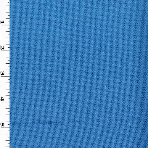 Harbor Blue Textured Wool Blend Suiting